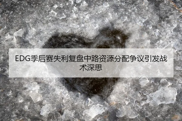 EDG季后赛失利复盘中路资源分配争议引发战术深思